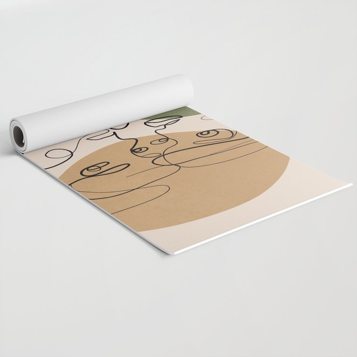 Abstract Faces 3  Yoga Mat Gallery Image 2