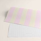 Stripes of Light Pink and Cream Wrapping Paper Gallery Image 2