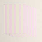 Stripes of Light Pink and Cream Wrapping Paper Gallery Image 3