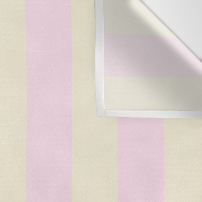 Stripes of Light Pink and Cream Wall Tapestry Gallery Image 3