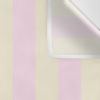 Stripes of Light Pink and Cream Wall Tapestry Gallery Image 3