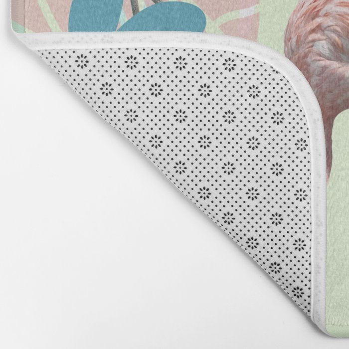 Flamingo jungle Bath Mat Gallery Image 2