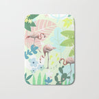 Flamingo jungle Bath Mat Gallery Image 1