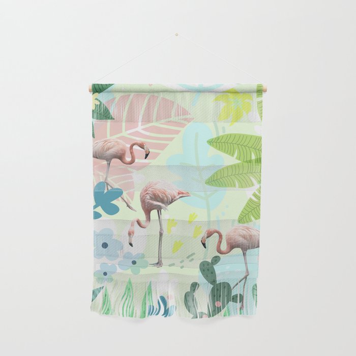 Flamingo jungle Wall Hanging Gallery Image 1