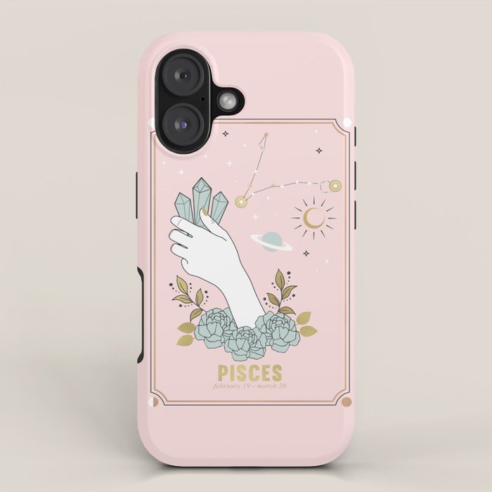 Pisces Zodiac sign iPhone Case Gallery Image 1