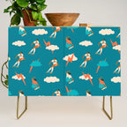 Skateboard girls Credenza Gallery Image 1