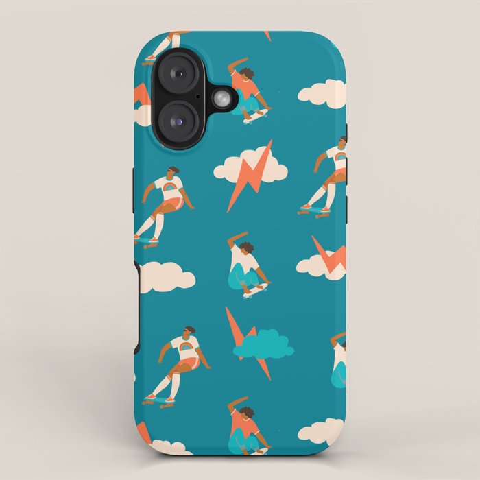 Skateboard girls iPhone Case Gallery Image 1