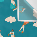 Skateboard girls Wall Tapestry Gallery Image 3