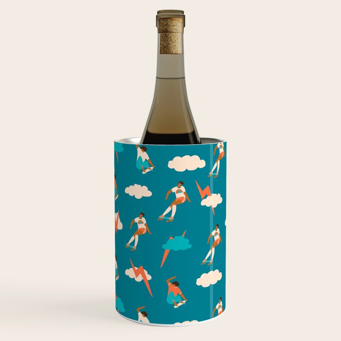 Skateboard girls Wine Chiller Gallery Image 3