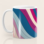 Boho Fluid Abstract Wavy Coffee Mug Gallery Image 3