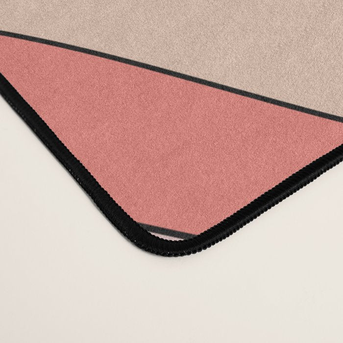 Boho Fluid Abstract Wavy Desk Mat Gallery Image 4