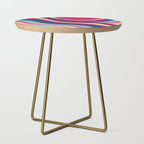 Boho Fluid Abstract Wavy Side Table Gallery Image 1