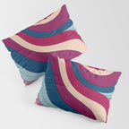 Boho Fluid Abstract Wavy Pillow Sham Gallery Image 3