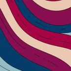 Boho Fluid Abstract Wavy Coffee Mug Gallery Image 2