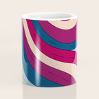 Boho Fluid Abstract Wavy Coffee Mug Gallery Image 4