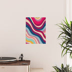 Boho Fluid Abstract Wavy Poster Gallery Image 2