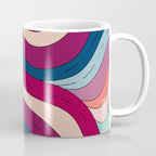 Boho Fluid Abstract Wavy Coffee Mug Gallery Image 1
