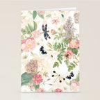 Vintage & Shabby Chic - Botanical Flower Roses Garden Stationery Card Gallery Image 2