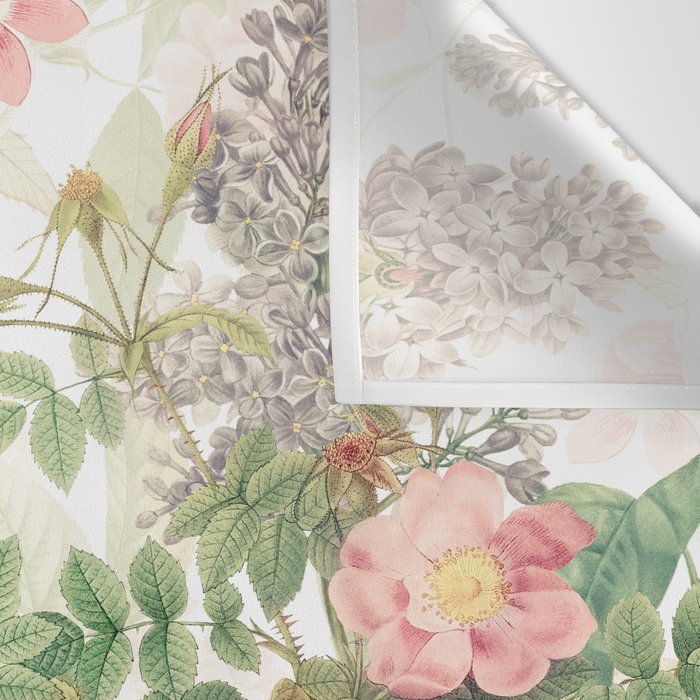 Vintage & Shabby Chic - Botanical Flower Roses Garden Wall Tapestry Gallery Image 3