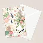 Vintage & Shabby Chic - Botanical Flower Roses Garden Stationery Card Gallery Image 2
