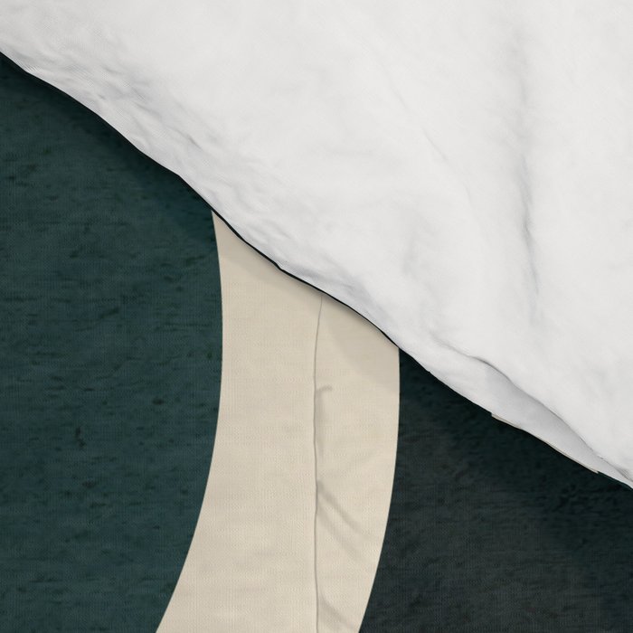 Quiet stream under crescent moon Comforter Gallery Image 4