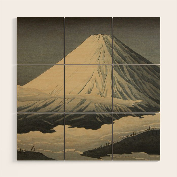 Shotei Takahashi Four Seasons of Mount Fuji Near Omuro Kawase Hasui Japanese Woodblock Print Wood Wall Art Gallery Image 1