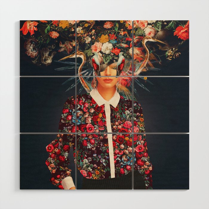 Your head was Full of Colours that had no names Wood Wall Art Gallery Image 1