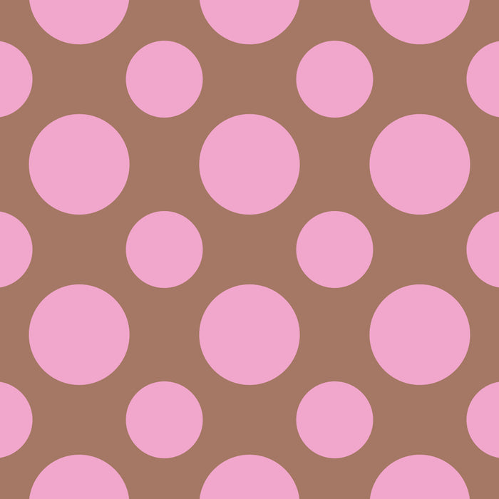 Polka Dots Variable Pattern 2 Inspired by PANTONE 17 1230 Color of the Year Mocha Mousse Coffee Mug Gallery Image 2
