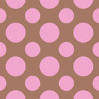 Polka Dots Variable Pattern 2 Inspired by PANTONE 17 1230 Color of the Year Mocha Mousse Coffee Mug Gallery Image 2
