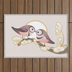 Owl finch Outdoor Rug Gallery Image 1