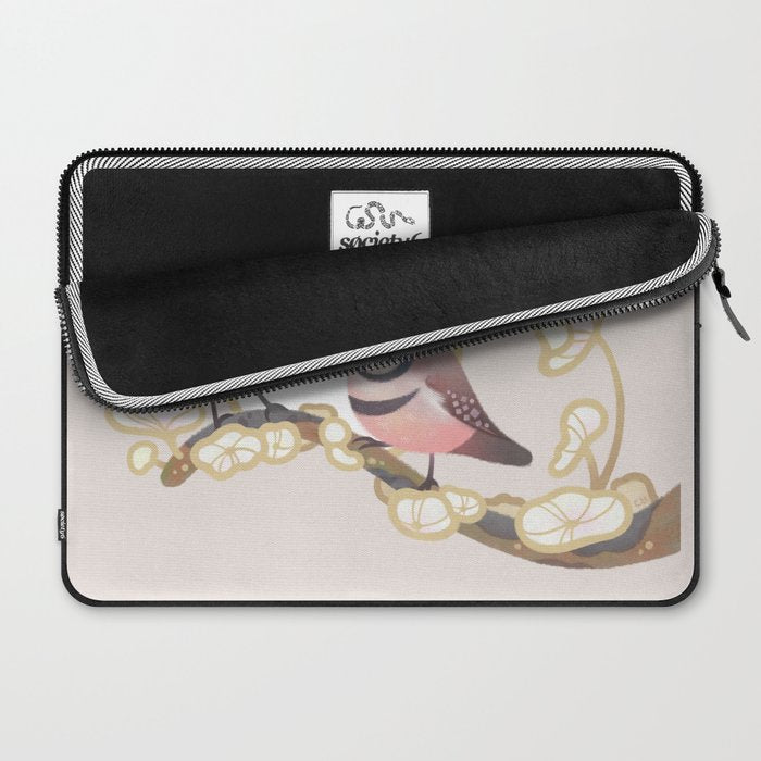 Owl finch Laptop Sleeve Gallery Image 2