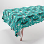 Night Creatures - Teal Tablecloth Gallery Image 1