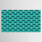 Night Creatures - Teal Tablecloth Gallery Image 2