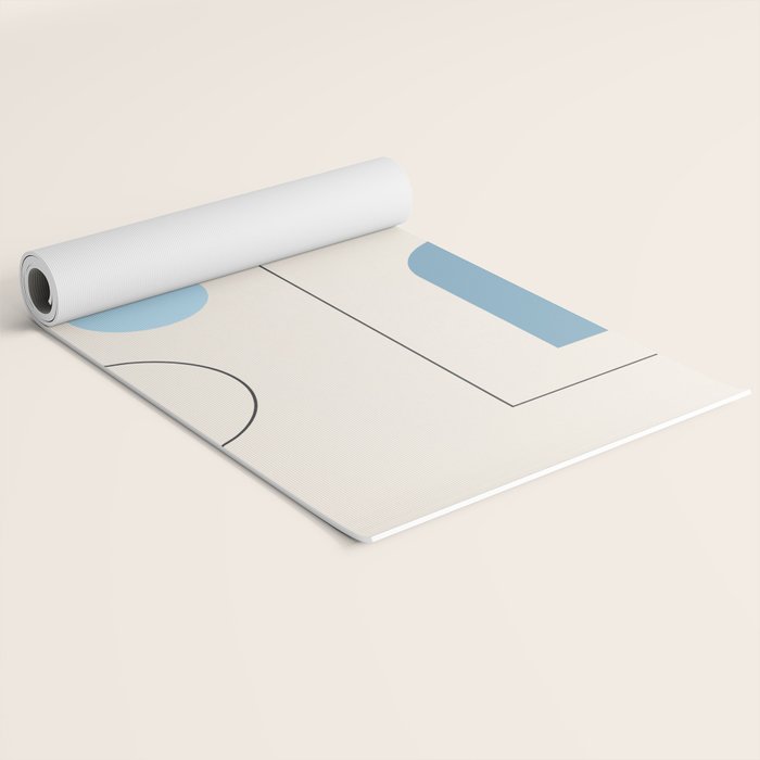 minimal geometric art 3 Yoga Mat Gallery Image 2