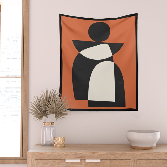 Minimal Abstract Art 39a Wall Tapestry Gallery Image 2