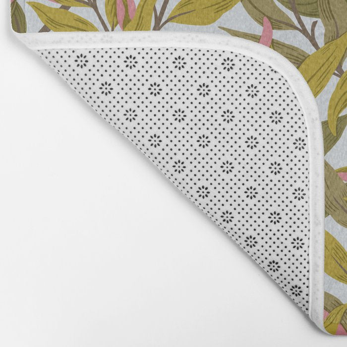 Autumn Botnica Foliage in Green Bath Mat Gallery Image 2