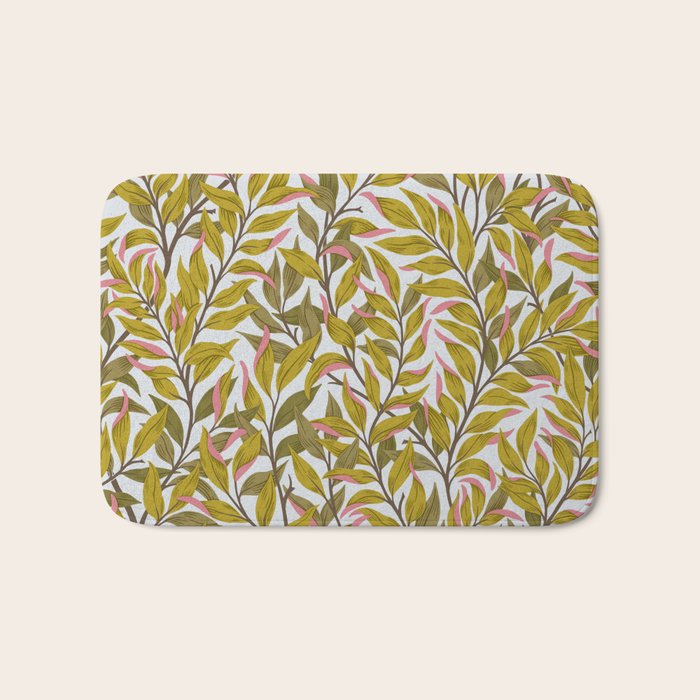 Autumn Botnica Foliage in Green Bath Mat Gallery Image 1