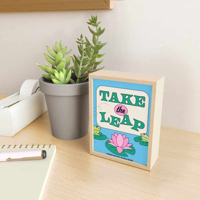 Take The Leap Mini Art Print Gallery Image 2