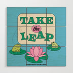 Take The Leap Wood Wall Art Gallery Image 1