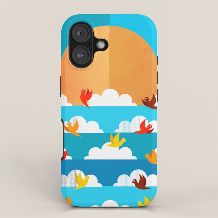 Birds Flying High In The Sky iPhone Case Gallery Image 1