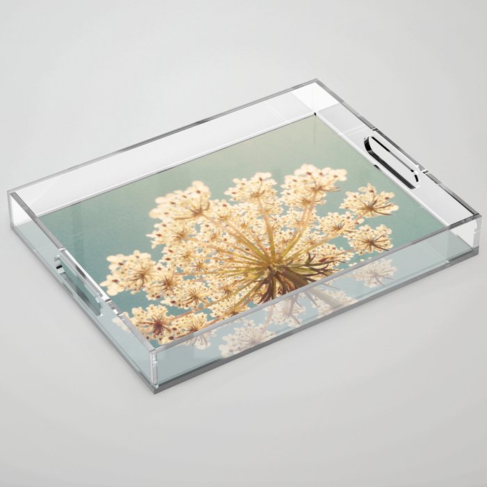 Queen Anne's Lace Acrylic Tray Gallery Image 1