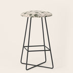 Vintage tropical palm tree island pattern Stool Gallery Image 1