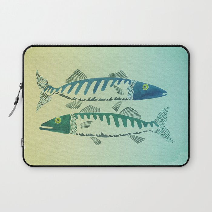 Fish Duo Laptop Sleeve Gallery Image 1