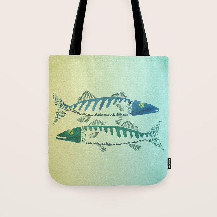 Fish Duo Tote Bag Gallery Image 1