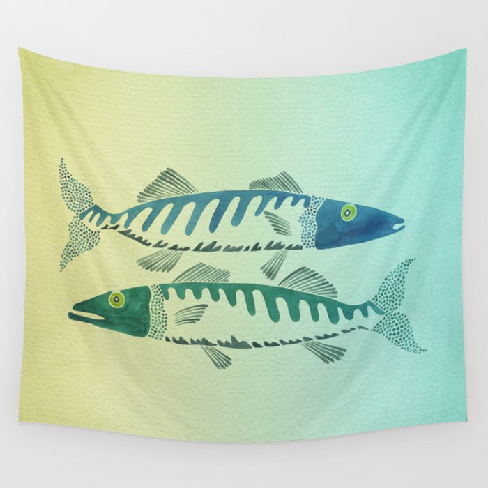Fish Duo Wall Tapestry Gallery Image 4