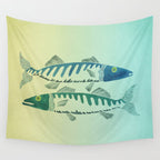 Fish Duo Wall Tapestry Gallery Image 4