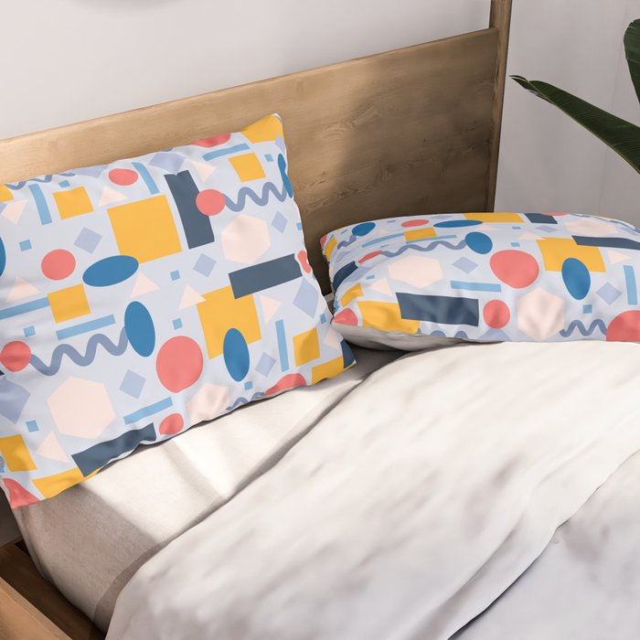 Geometrical Pattern Pillow Sham Gallery Image 2
