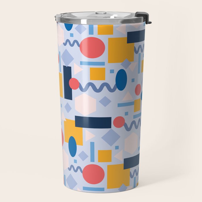 Geometrical Pattern Travel Mug Gallery Image 2