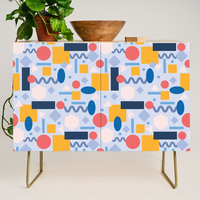 Geometrical Pattern Credenza Gallery Image 1