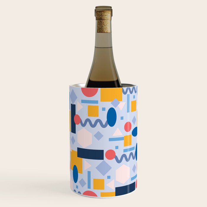 Geometrical Pattern Wine Chiller Gallery Image 2